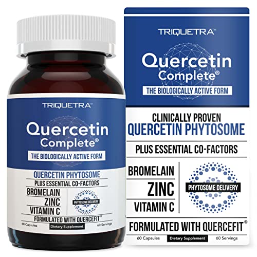 Quercetin Complete Quercetin Phytosome with 50X Higher Absorption Clinically Proven Patented Quercefit Most Effective Form of Quercetin Enhanced with Bromelain Zinc Vitamin C 60 Capsules 0 belly baby and beyond