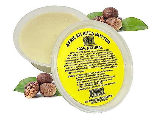 REAL African Shea Butter Pure Raw Unrefined From GhanaIVORY 8oz CONTAINER 0 belly baby and beyond