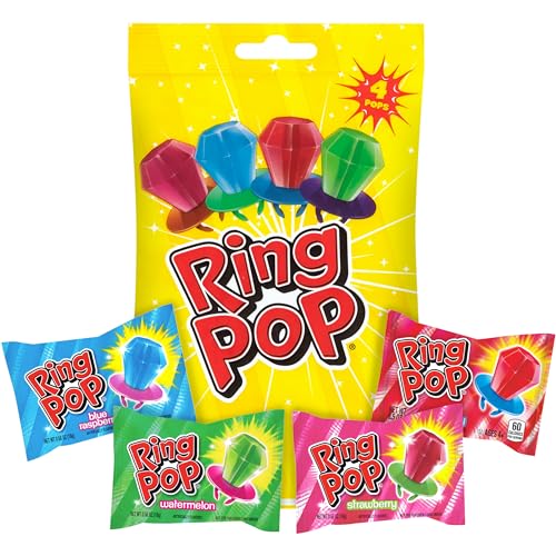 Ring Pop Candy Variety Pack Assorted Flavor Lollipop Suckers 4 Count 0 belly baby and beyond