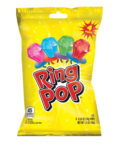 Ring Pop Sours Individually Wrapped 8 Count Lollipop Suckers wAssorted Flavors Fun Candy For Birthdays Party Favors Pool Parties Summer Fun Treats Bundle with a Soko Smiles Candy Pocket Bag 0 0 belly baby and beyond