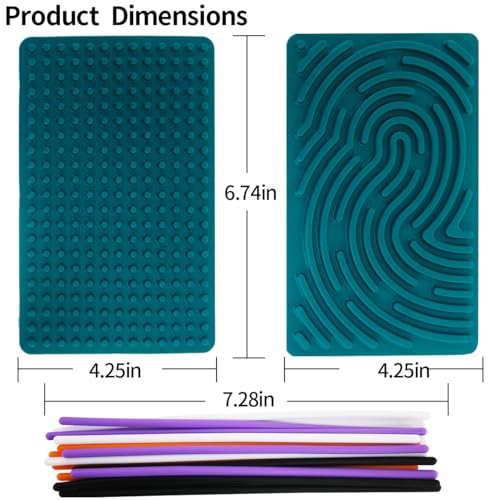 Sensory Activity Board for Kid Sensory Fidget Toys Autism Sensory Products Silicone Calm Down Toy Kids 3 Adults Activities for Travel ADHD Toy Sensory Toy Dark Green 0 0 belly baby and beyond