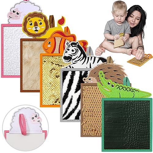 Sensory Mini Mats for Kids Assorted Textured Play Mat Sensory Tiles Educational Tactile Sensory Toys for Activity Sensory Wall Panel Sensory Room Equipment Sensory Disorder Toys for Tactile Play 0 belly baby and beyond