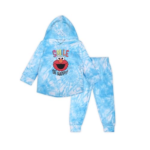 Sesame Street Elmo Girls Hoodie and Pants Set for Infant and Toddler 0 belly baby and beyond
