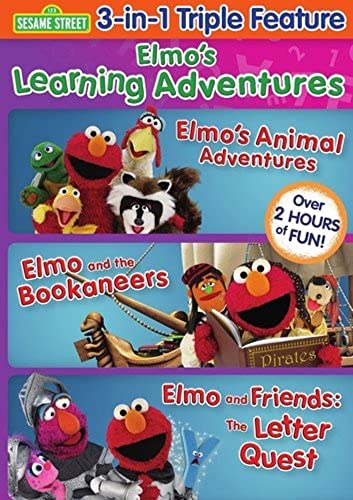 Sesame Street Elmos Learning Adventures Elmos Animal Adventures Elmo and the Bookaneers Elmo and Friends The Letter Quest DVD 0 belly baby and beyond