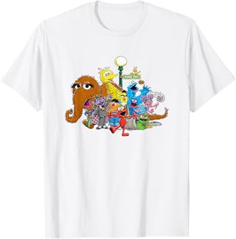 Sesame Street Group Street Light T Shirt 0 belly baby and beyond