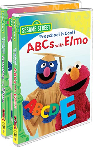 Sesame Street Preschool Is Cool ABCs with Elmo Counting with Elmo DVD 0 belly baby and beyond