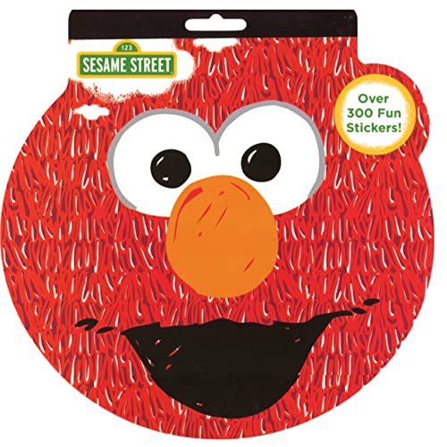 Sesame Street Shaped Sticker Book Over 300 Stickers 4 Sheets Elmo 0 belly baby and beyond