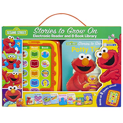 Sesame Street Stories to Grow On Me Reader Jr Electronic Reader and 8 Sound Book Library PI Kids Board book June 18 2019 0 belly baby and beyond