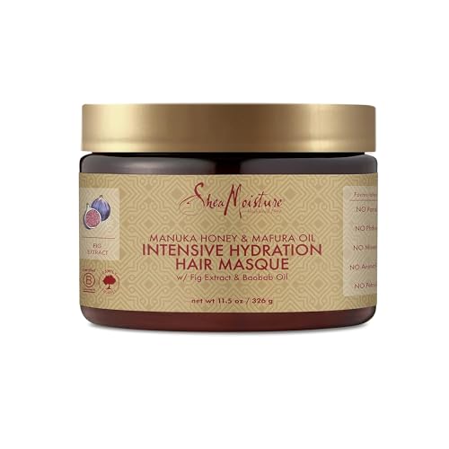SheaMoisture Intensive Hydration Hair Masque Manuka Honey Mafura Oil For Dry Damaged Hair Deep Conditioning Hair Treatment 115 oz 0 belly baby and beyond