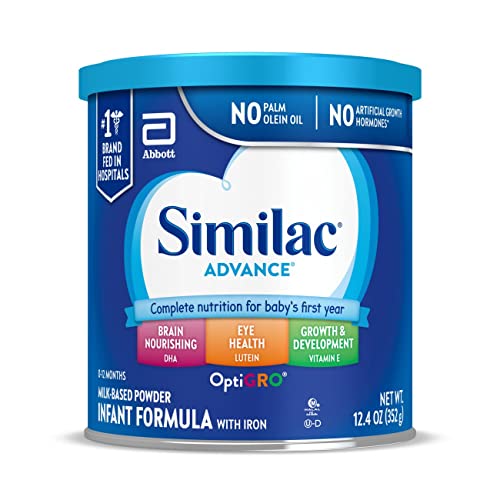 Similac Advance Infant Formula with Iron Baby Formula Powder 124 oz Can 0 belly baby and beyond