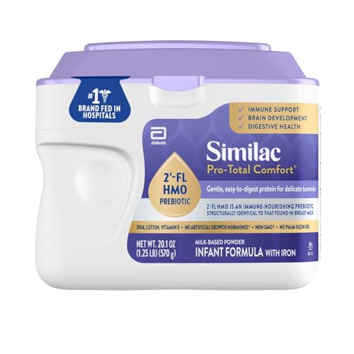 Similac Pro Total Comfort Infant Formula With Iron Gentle Easy to Digest Formula With 2 FL HMO for Immune Support Non GMO Baby Formula Powder 201 oz Tub 0 belly baby and beyond