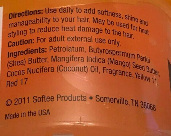 Softee Mango Butter HairDress Pack of 2 0 1 belly baby and beyond