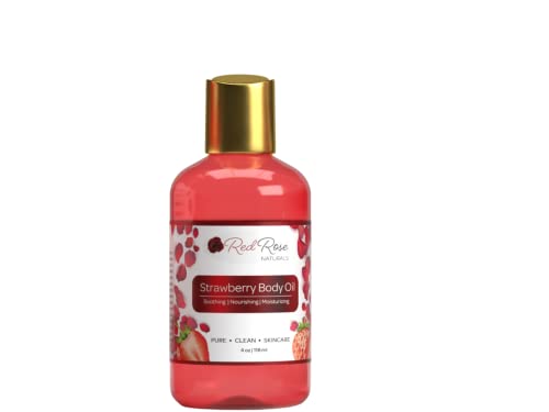 Strawberry Body Oil Natural Body Oil For Women Shower and Bath Perfume Hydrating Deep Moisturizing Reduce Dry Skin Long Lasting Fragrance Vegan 4 fl oz 0 belly baby and beyond