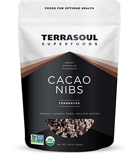 Terrasoul Superfoods Raw Organic Cacao Nibs 16 Oz Superfood Crunch for Smoothie Bowls Nut Butter Spreads Oatmeal and DIY Chocolate Creations 0 belly baby and beyond