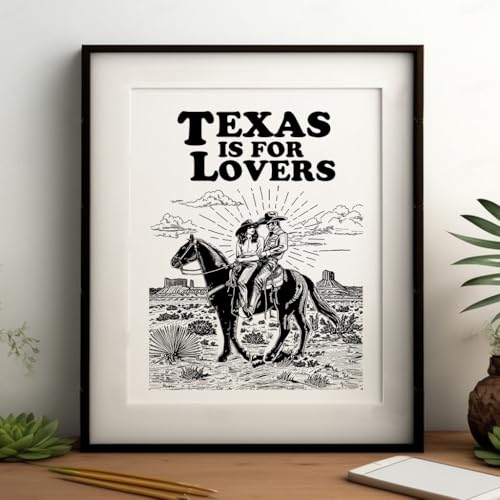 Texas Is For Lovers Western Art Print Trendy Art Prints Texas Wall Decor Country Western Dorm Girl Wall Art Cowgirl Decor Vintage Texas Home Decor Cowboy Wall Art 11 X 14 INCH Print Unframed 0 belly baby and beyond