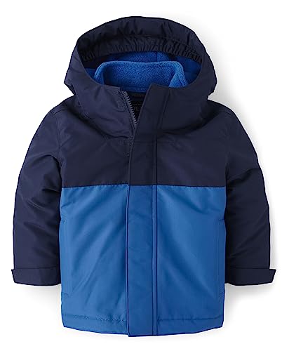The Childrens Place Baby Boys and Toddler Heavy 3 in 1 Winter Jacket Wind Water Resistant Shell Fleece Inner 0 belly baby and beyond