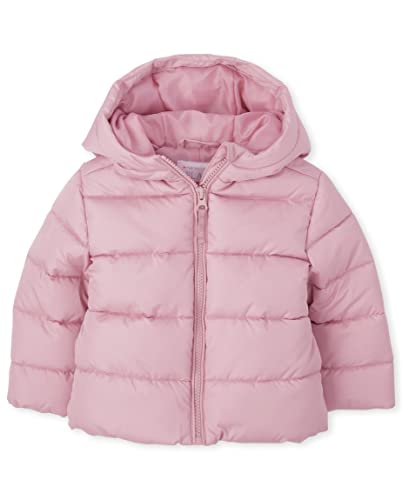 The Childrens Place Baby and Toddler Girls Medium Weight Wind Resistant Water Resistant Puffer Jacket 0 belly baby and beyond