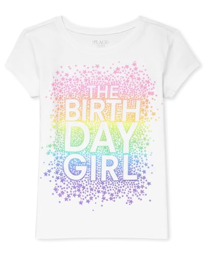 The Childrens Place Girls Birthday Graphic Tee 0 belly baby and beyond