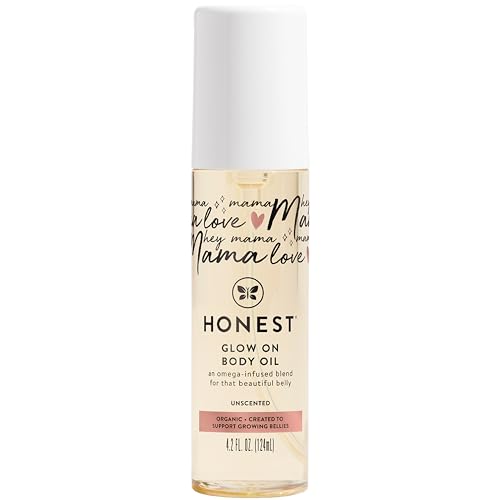 The Honest Company Honest Mama Glow On Body Belly Oil Organic Plant Based Hypoallergenic Omega Infused 42 fl oz 0 belly baby and beyond