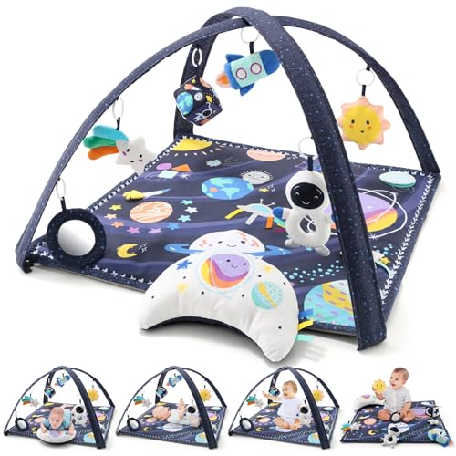 The Peanutshell Baby Play Gym Tummy Time Mat Baby Gym Activity Center Baby Play Mat Playmat Infant Play Mat for Babies 0 6 Months Newborn Play Mat 0 belly baby and beyond