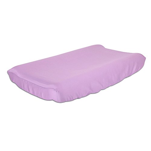 The Peanutshell Cotton Changing Pad Cover in Purple 0 belly baby and beyond