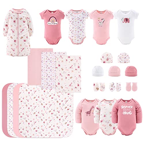 The Peanutshell Newborn Girl Clothing Set Baby Girl Gift Set Layette Sets 0 24 Month Sizes New Born Clothes Essentials 0 belly baby and beyond