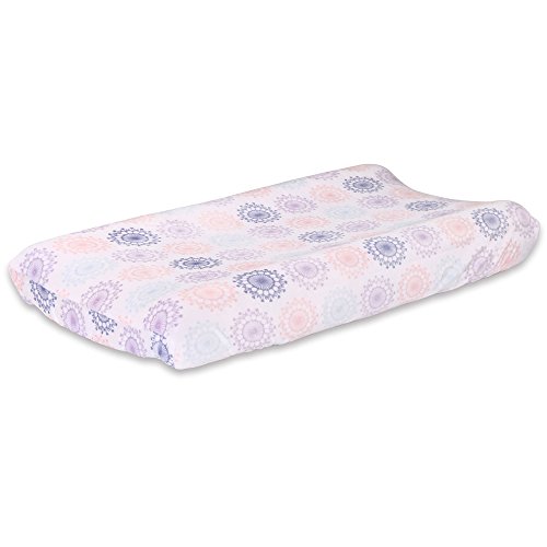 The Peanutshell Wildflower Changing Pad Cover 0 belly baby and beyond