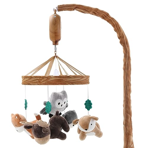 The Peanutshell Woodland Crib Mobile 0 belly baby and beyond
