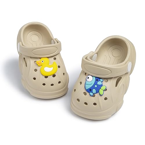 Toddler Cute Garden Clogs Boys Girls Slip On Shoes Summer Lightweight Outdoor Slides Sandals Infant Children Beach Pool Shoes ToddlerLittle Kids 0 belly baby and beyond