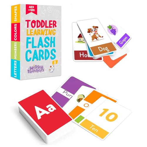 Toddler Flash Cards Set of 65 Animals Colors Shapes Numbers and Alphabet Flash Cards for Toddlers Learning Flashcards Educational Preschool Kids Ages 1 2 3 Years Old Stocking Stuffer Gift 0 belly baby and beyond