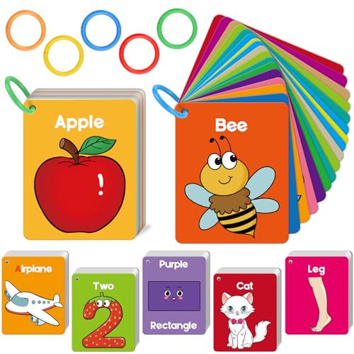 Torlam Toddler Flash Cards Baby Cognitive Flashcards for Kids Learning Alphabet Numbers Shapes Colors Animals First Words Body Parts Foods Preschool Kindergarten Activities Educational Toys 0 belly baby and beyond