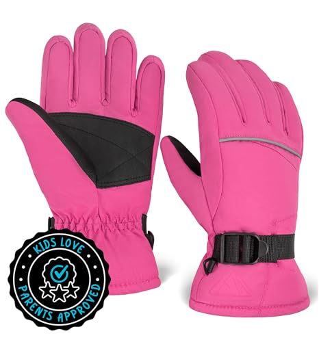 Tough Outdoors Kids Snow Gloves Kids Winter Gloves Kids Waterproof Insulated Gloves Girls Boys Winter Gloves Kids Ski Snowboarding Gloves Childrens Winter Gloves Toddler Snow Gloves 0 belly baby and beyond