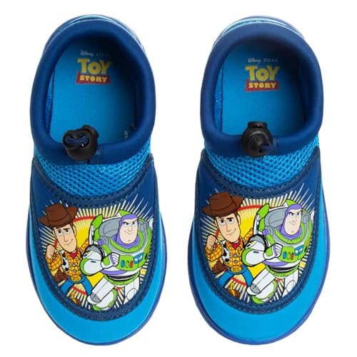 Toy Story Cars Boys Water Shoes Kids Sandals Lightning McQueen Woody Buzz Lightyear Pool Aqua Socks Bungee Waterproof Quick Dry toddler little kid 0 belly baby and beyond