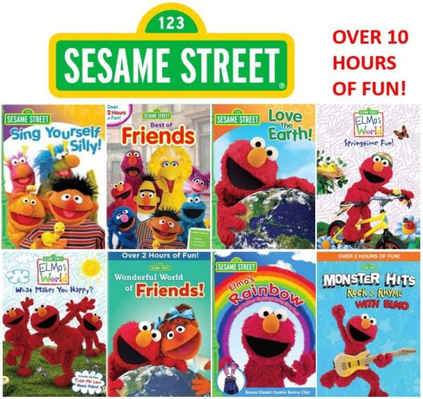 Ultimate Sesame Street DVD Collection Learning Educational Sing Yourself Silly Bets of Friends Love the Earth Springtime Fun What Makes You Happy Wonderful World of Friends Elmos RaiDVD 0 belly baby and beyond