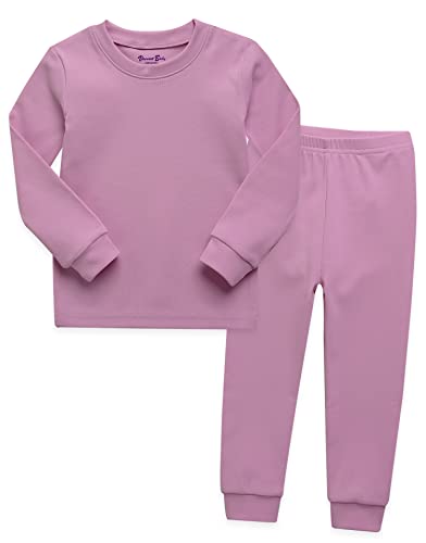 VAENAIT BABY 12M 12Y Kids Boys Girls Toddler Solid Cotton Daily Pajamas Pyjamas Sleepwear Set Basic 0 belly baby and beyond
