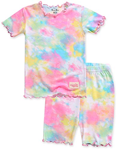 VAENAIT BABY Infant Toddler Kids Junior Soft Bamboo Pajamas Tie Dye Short Summer Pjs 2pcs Set 6M 12Y 0 belly baby and beyond
