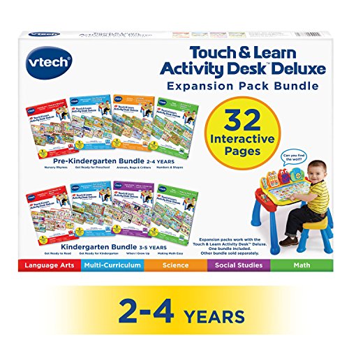 VTech Activity Desk 4 in 1 Pre Kindergarten Expansion Pack Bundle for Age 2 4 0 belly baby and beyond
