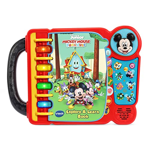 VTech Disney Junior Mickey Mouse Funhouse Explore and Learn Book 0 belly baby and beyond