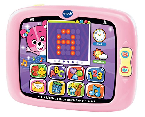 VTech Light Up Baby Touch Tablet Pink Frustration Free Packaging 0 belly baby and beyond