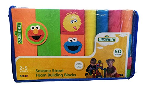 Verdes Sesame Street Foam Building Blocks 50 Pieces 0 belly baby and beyond