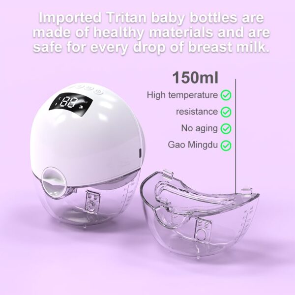 Wearable Breast Pump Portable Hands Free 12 Level Three Mode with Remote Control Painless Breast Pumping Single 0 3 belly baby and beyond