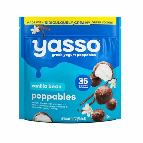 Yasso Frozen Greek Yogurt Poppables Vanilla Bean Poppables for a ridiculously creamy frozen snack made with the goodness of greek yogurt 684 fl oz 0 belly baby and beyond