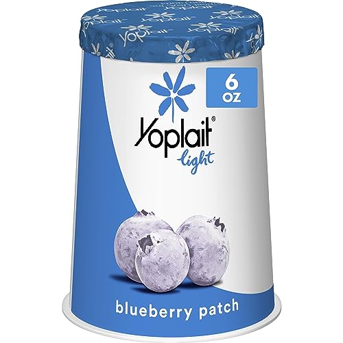 Yoplait Light Blueberry Patch Fat Free Yogurt 6 OZ Yogurt Cup 0 belly baby and beyond