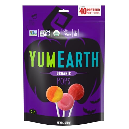 YumEarth Organic Halloween Lollipops 40 lollipops 0 belly baby and beyond