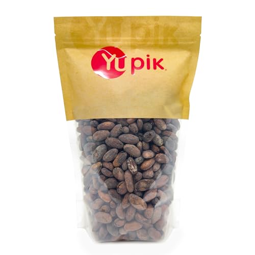 Yupik Raw Cacao Beans 22 lb Vegan Kosher GMO Free Natural Dried Beans Unroasted Crunchy No Added Sugar Rich in Fiber Source of Iron Perfect to Make Chocolate Ideal for Snacks Baking 0 belly baby and beyond