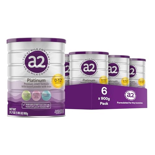 a2 Platinum Premium Infant Formula for Babies ages 0 12 Months Milk Based Powder with Iron Nutritionally Complete made with Pure and Natural a2 Milk 317 oz Can 6 Pack 0 belly baby and beyond